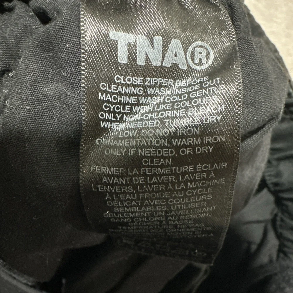 TNA Surplus Division Parachute Cargo Pants Women's‎ 2XS Elastic Waist Wide Leg
